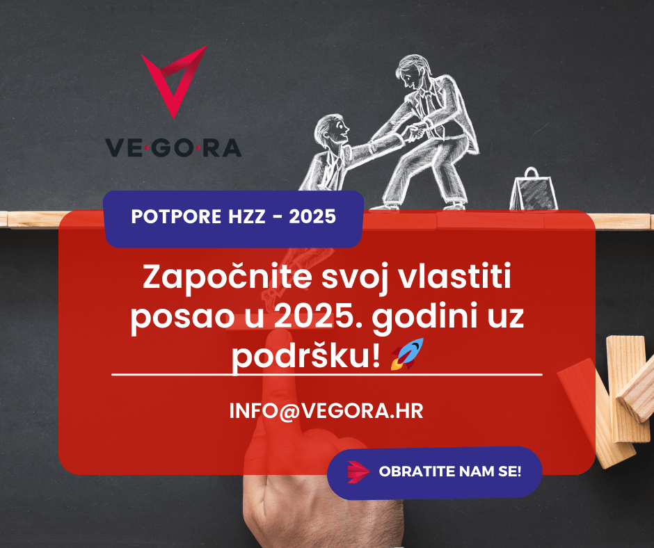 Potpora za samozapošljavanje u 2025. godini - HZZ - Razvojna agencija Grada Velika Gorica VE-GO-RA